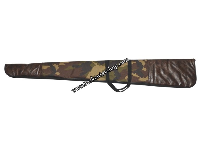 Kamuflaj-Deri Süsleme Tüfek Kılıfı 130 cm-av13693