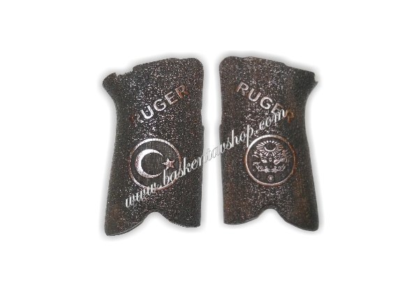 Ruger Lazer İşleme Ahşap Tabanca Kabzesi-av10326