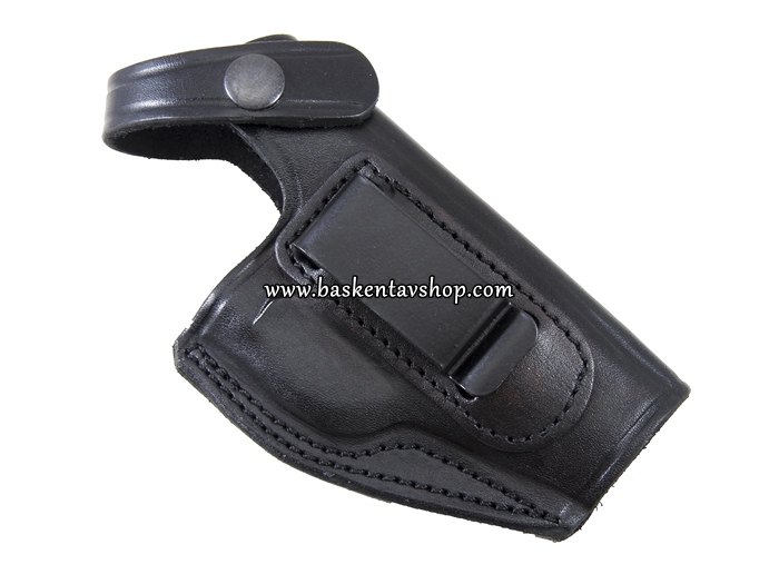 Maşalı Kırıkkale 7.65mm Deri Tabanca Kılıfı Siyah-av12118