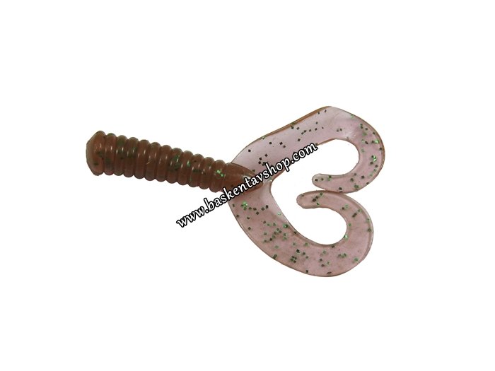 4.5cm Çift Kuyruklu Turna-Levrek Silikon Kurtçuk-av13954