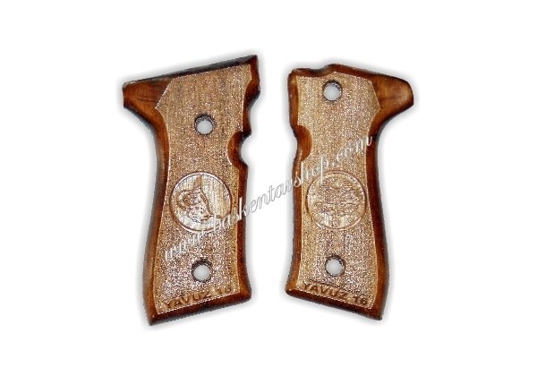 Yavuz 16 Lazer İşleme Ahşap Tabanca Kabzesi-av10289