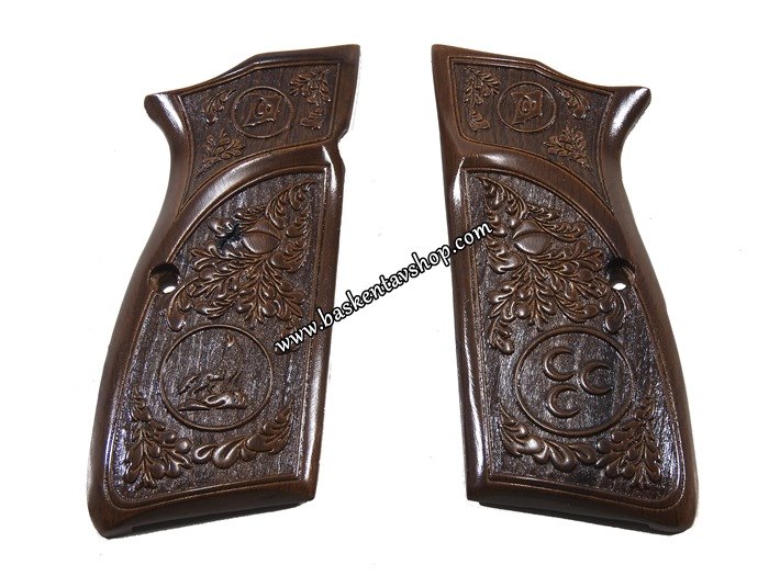 Browning 14`lü Lazer İşleme Ahşap Tabanca Kabzesi-av13249