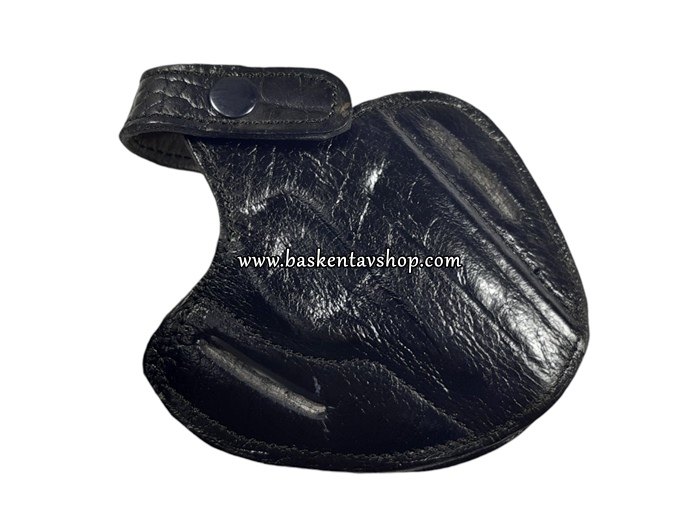 Tam Kelebek Kırıkkale 7.65 mm Deri Tabanca Kılıfı Siyah-av14774