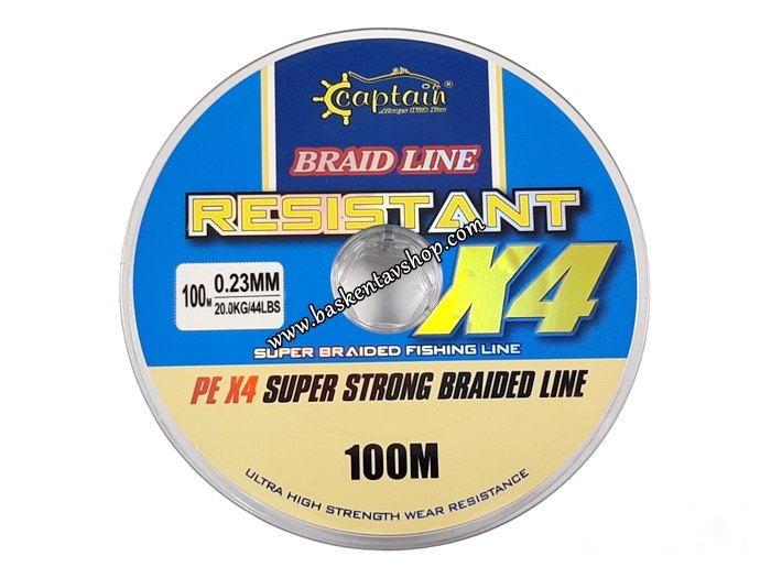 Captain Resıstant X4 0,23MM-100M İp Misina-av14662