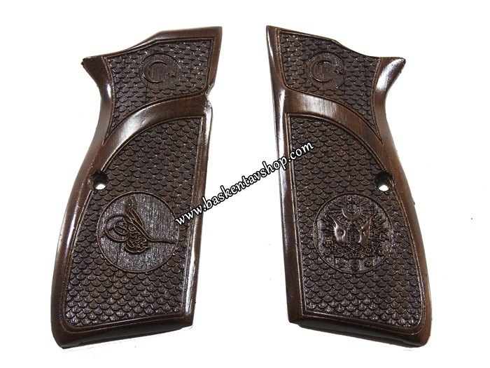 Browning 14`lü Lazer İşleme Ahşap Tabanca Kabzesi-av13250